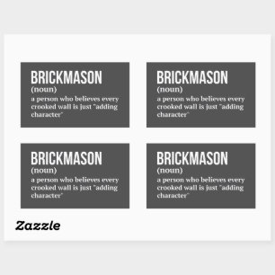 Skilled Mason Definition Sticker