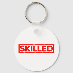 Skilled Stamp Key Ring
