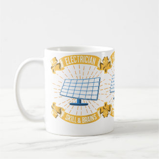 Skills And Brains Electrician Electro Engineer Vol Coffee Mug