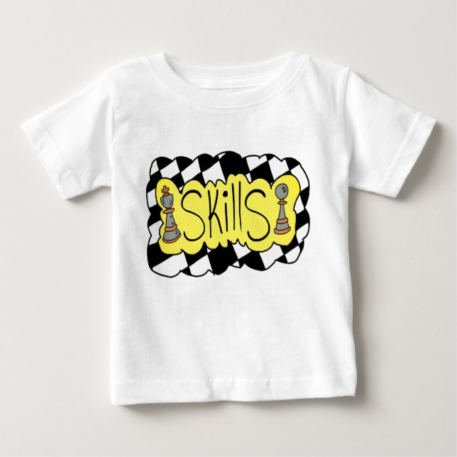skills chess baby T-Shirt (Front)
