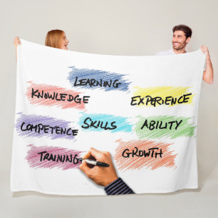 SKILLS FLEECE BLANKET