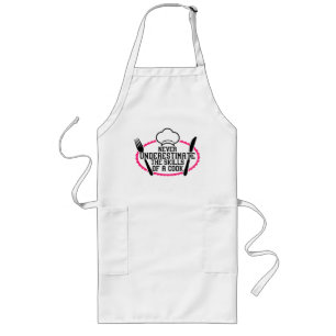 Skills of A Cook Funny Chef Gift Long Apron