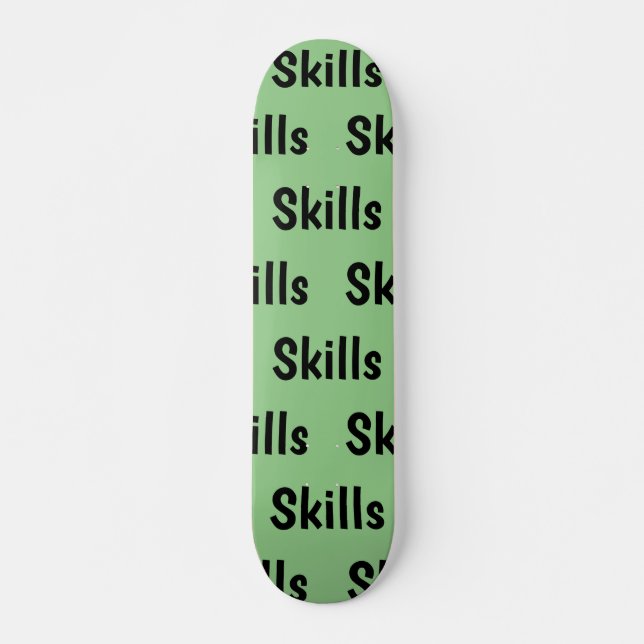 Skills Skateboard (Front)