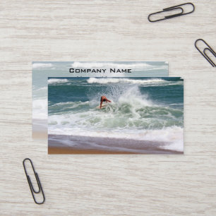 Skimboarding by Shirley Taylor Business Card