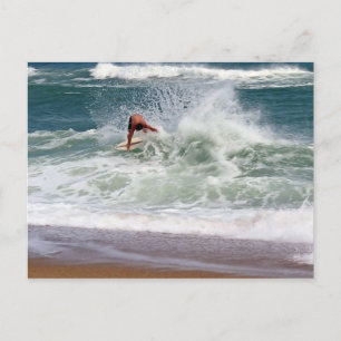 Skimboarding by Shirley Taylor Postcard