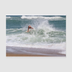 Skimboarding by Shirley Taylor Tissue Paper