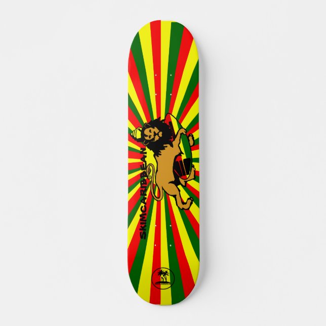 Skimcaribbean Lion cruiser Skateboard (Front)