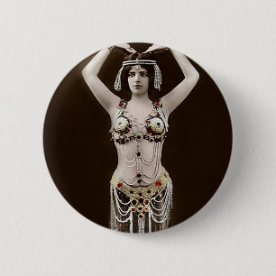 Skimpy Egyptian Costume 6 Cm Round Badge