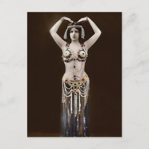 Skimpy Egyptian Costume Postcard