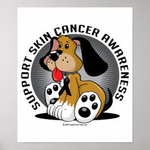 Skin Cancer Dog Poster