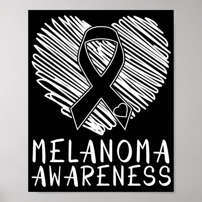 Skin Cancer Melanoma Awareness Melanoma Poster (Front)