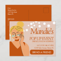 Skin Care Aesthetician Business Salon Pop Up Event