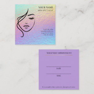 Skin care & Beauty Appointment Card