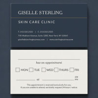 Skin Care Clinic Office Appointment Reminder