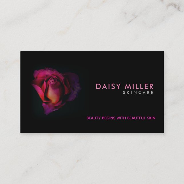 Skin Care & Cosmetics Slogans Business Cards (Front)