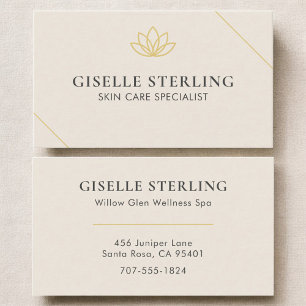 Skin Care Specialist Business Card