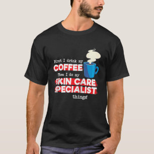 Skin Care Specialist & Coffee Aesthetician Raglan T-Shirt