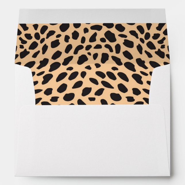 Skin cheetah decor envelopes (Back (Bottom))