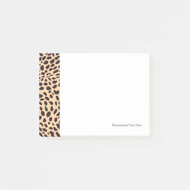 Skin cheetah decor post-it notes (Front)
