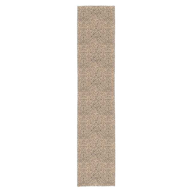 Skin cheetah decor short table runner (Front)