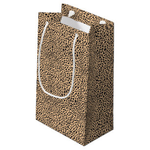 Skin cheetah decor small gift bag