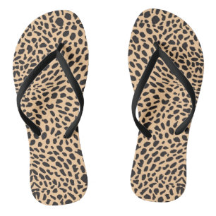 Skin cheetah decor thongs