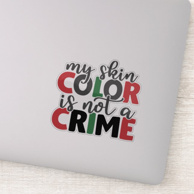 Skin Colour is Not a Crime  (Detail)