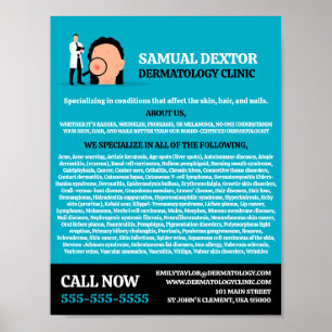 Skin Condition, Dermatologist, Dermatology Clinic Poster