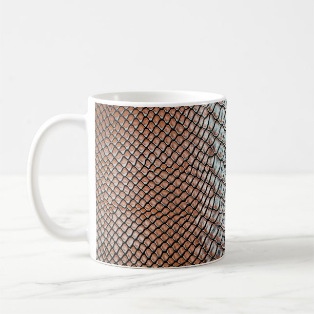 skin leather texture backgroundtexture,crocodile,l coffee mug (Left)