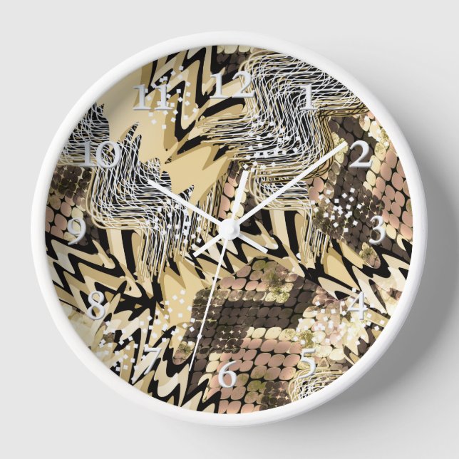 skin, leopard, snake clock (Front)