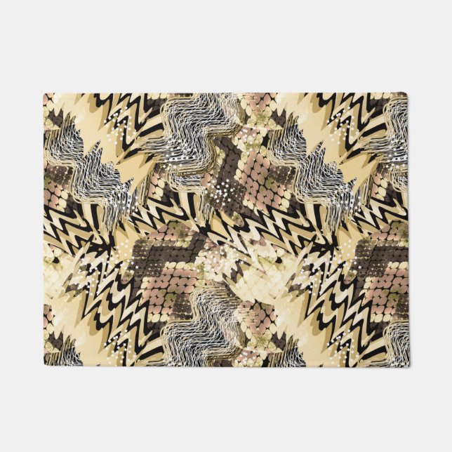 skin, leopard, snake doormat (Front)