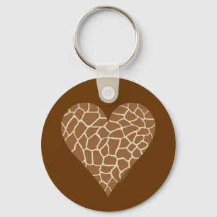 Skin Pattern, Colours of the Giraffe Key Ring