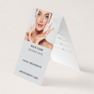 Skincare & Beauty Salon Appointment Business Card