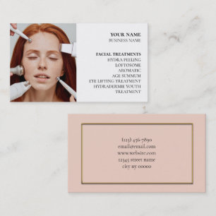 Skincare & Beauty Salon Business Card