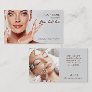 Skincare & Beauty Salon Business Card