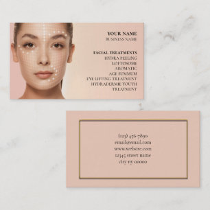 Skincare & Beauty Salon Business Card
