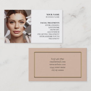 Skincare & Beauty Salon Business Card