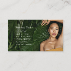 Skincare & Beauty Salon Visitenkarte  Business Card