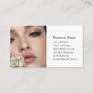 Skincare & Beauty Salon Visitenkarte  Business Card