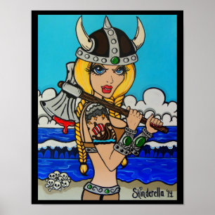Skinderella's "Viking" print