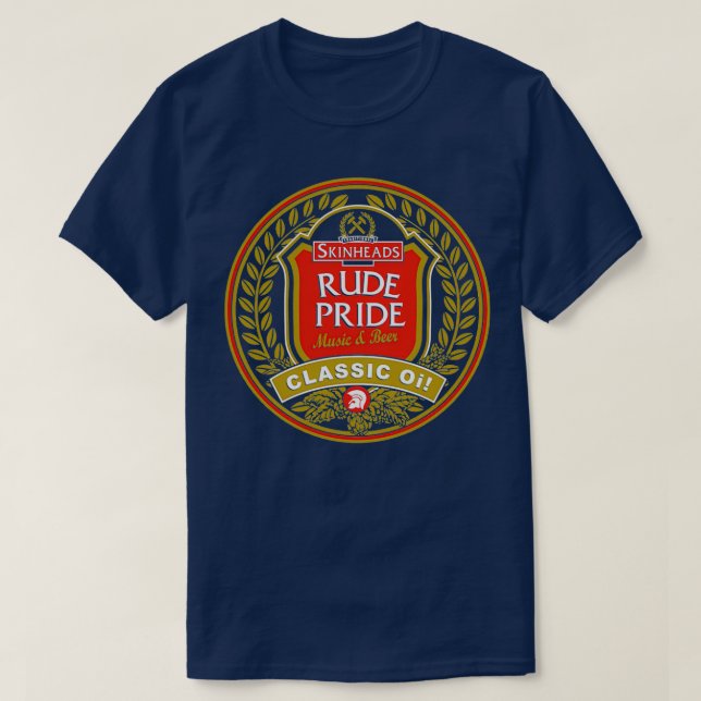 Skinheads Rude Pride T-Shirt (Design Front)
