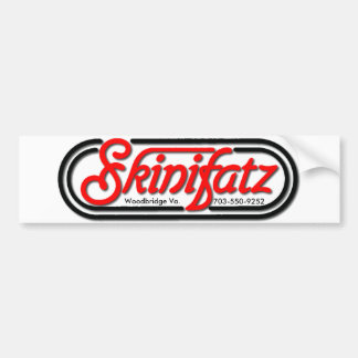 skinifatz, Woodbridge Va., 703-550-9252 Bumper Sticker