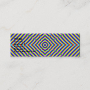 Skinny Business Card Dizzy Geometry