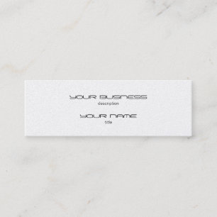 Skinny Business Card Luxury Excutive Pearl
