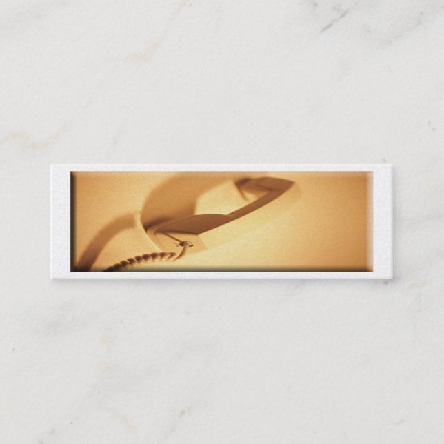 skinny business cards: mini business card (Front)