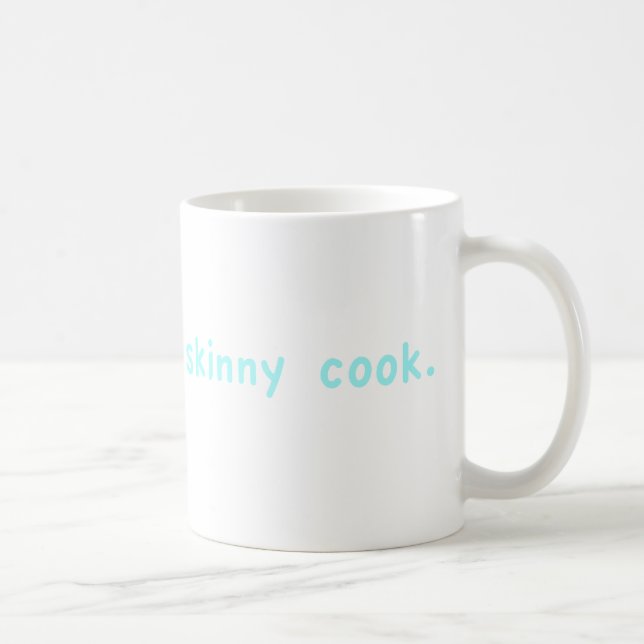 Skinny Cook Blue Coffee Mug (Right)