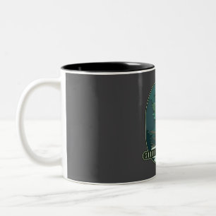 Skinny Dip Falls - North Carolina  Two-Tone Coffee Mug