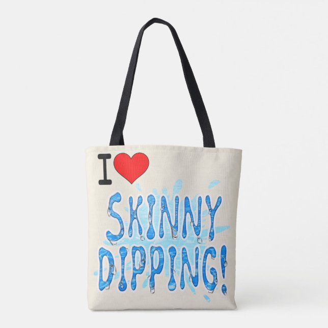 Skinny Dipping Tote Bag (Back)