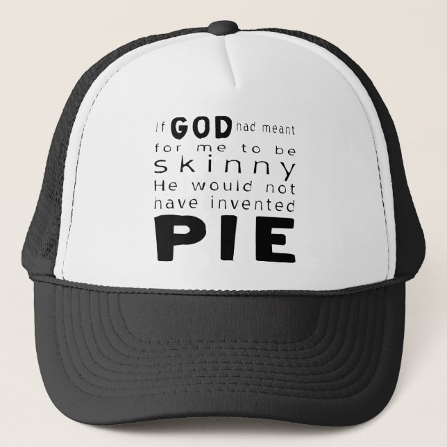 Skinny Pie Trucker Hat (Front)
