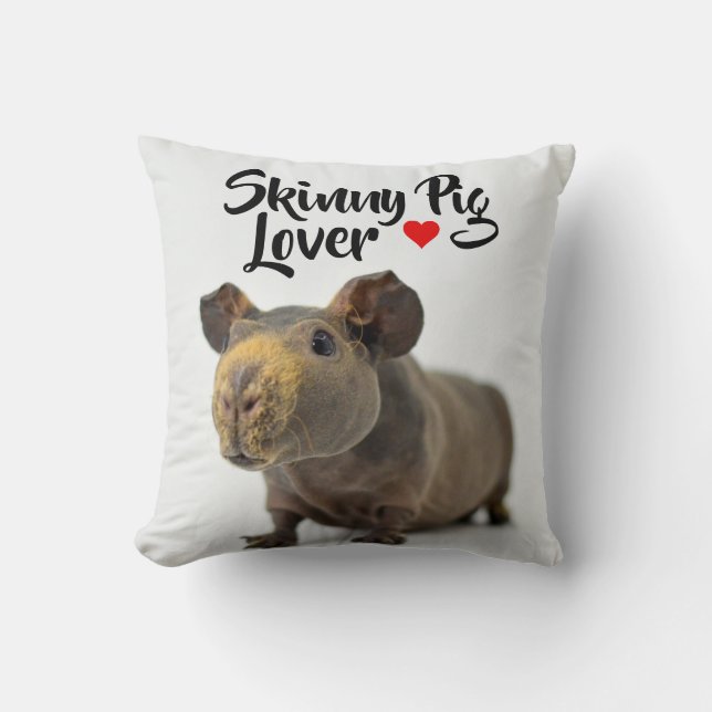 Skinny Pig Lover Cushion (Front)